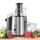 1 x RAW Customer Returns Twinzee Juicer Vegetables and Fruit - 850W Centrifugal Juicer - 2 Speed Levels, Large Feeding Chute, Anti-Slip Feet - Electric Juicer, High Quality for Healthy Eating - RRP €79.99