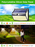 1 x RAW Customer Returns Solar lamps for outdoors, 318 LED 1500 lumen solar lamps for outdoors with motion detector, 3 modes solar lights for outdoors, IP65 waterproof LED solar with motion detector, solar light with motion detector - RRP €18.4