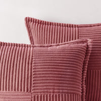 1 x RAW Customer Returns MIULEE Set of 2 Corduroy Cushion Covers Velvet Cushion Soft Throw Pillow Decorative Pillowcase Modern Cushion Cover Sofa Cushion Decorative Pillow Couch Cushion for Living Room Bedroom Jam 40 x 40 cm - RRP €20.49