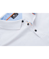 1 x Brand New SwissWell Men s Polo Shirt Short Sleeve Polo Shirts Golf Tennis T-Shirt with Glasses Holder Button Placket Summer Sport Fitness Polo Men - RRP €33.26