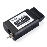 1 x RAW Customer Returns bbfly-BB77102 Bluetooth V1.5 Modified OBD2 for Ford forscans elmconfig OBD hs-can ms-can - RRP €29.97