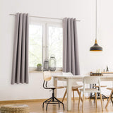 1 x RAW Customer Returns Blumtal blackout curtains set of 2 - thermal curtain cold protection - opaque curtain with eyelets - curtain curtains with loops - thermal curtain window curtains 175x140cm - curtains gray - curtain grey - RRP €24.58