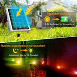 1 x RAW Customer Returns MEIKEE Solar Spotlight Outdoor RGB with Remote Control 10 Colors 12 Cycle Modes Memory Function Timing Function Solar Garden Light IP66 Waterproof Solar Lamp RGB for Garden, Path, Tree, Balcony 6 Pieces - RRP €50.41