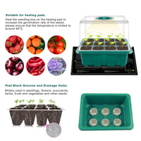 1 x RAW Customer Returns BTONGE New 5 piece mini greenhouse cultivation set with sun-like plant lights with full spectrum, indoor greenhouse cultivation box with lid and ventilation, 10 labels, 2 tools - RRP €25.2