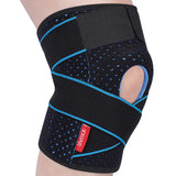 1 x RAW Customer Returns SIVITICK knee brace women men adjustable knee support with side stabilizers patella gel pads orthopedic bandage knee meniscus arthrosis 1 piece unisex - RRP €17.7