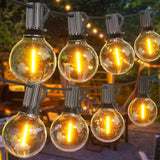 1 x RAW Customer Returns SUWIN LED fairy lights outdoor power, 18 meters outdoor fairy lights light bulbs warm white, garden lighting outside with waterproof 30 1 LED G40 bulbs outside for party balcony - RRP €39.99