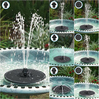 1 x RAW Customer Returns SZMP Solar Fountain with 3.5W 100 Glass, 2024 Upgraded Solar Pond Pump Built-in 2000mAh Battery Water Pump Solar Floating Fountain Pump with 8 Effects for Garden, Bird Bath, Fish Container - RRP €27.22