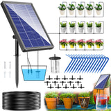 1 x RAW Customer Returns Biling Solar Irrigation System Balcony 15M Solar Irrigation System Garden 3.5W Automatic Irrigation Solar Watering System Solar Irrigation Systems for Garden Plants Raised Bed Greenhouse Vacation - RRP €35.99