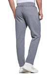 1 x RAW Customer Returns Tansozer jogging pants men cotton training pants men sports pants men long fitness pants men zip pockets without cuffs gray M - RRP €30.17