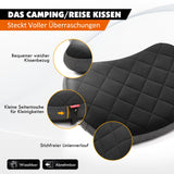 1 x RAW Customer Returns HIKENTURE Inflatable Camping Pillow with Removable Cover, Inflatable Travel Pillow Lightweight, Ergonomic Pillow on the Go, Inflatable Pillow Camping Pillow Outdoor, Inflatable Pillow-Black - RRP €20.64