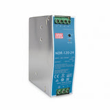 1 x RAW Customer Returns MeanWell NDR-120-24 120W 24V 5A DIN rail power supply DIN-RAIL - RRP €28.22