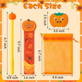 1 x Brand New ANGOLIO 24Pcs Fall Thanksgiving Stationery Set of Pumpkins, Pumpkin Kit Sticky Notes with Gel Pens, Fall Leaves Ruler, Storage Mesh Bag for Kids Back to School Share Gifts Office Supplies - RRP €30.24