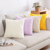 1 x Brand New MIULEE Boho Cushion Cover Set of 2 Wool Cushion Covers Decorative Cushion Sofa Cushion Velvet Soft Decorative Cushion Couch Cushion Short Plush Decorative Cushion Cover for Living Room 30 x 50 cm Leather Powder - RRP €20.4