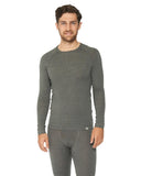 1 x RAW Customer Returns DANISH ENDURANCE Men s Merino Wool Long Sleeve Top, Premium Thermal Underwear , Dark Grey, M - RRP €61.95