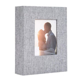 1 x RAW Customer Returns ERBO photo album 10x15 56 photos, linen photo album slip-in album, photo album for inserting, small photo albums, photo album, mini photo album for baby, wedding, girls, couples, birthday gift - RRP €8.05