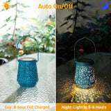 1 x RAW Customer Returns Solar lantern for outdoors 2 pieces, OxyLED lanterns for outdoors IP44 waterproof metal solar lamps for outdoors balcony decoration garden decoration for outdoors lantern decoration for balcony garden patio - RRP €20.21