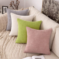 1 x RAW Customer Returns MIULEE set of 2 s, decorative cushions, pillowcases, , decorative pillows, sofa cushions, corduroy decoration, soft couch , s for sofa, living room, upholstered cushion, 60 x 60 cm, cream white - RRP €21.99