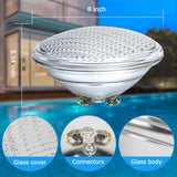 1 x RAW Customer Returns AHJ PAR56 pool lighting underwater, 36W LED pool lights RGB, pool spotlight LED lamp IP68 waterproof, pool LED light with remote control, swimming pool lights pool spotlight 12V AC DC - RRP €68.56