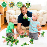 7 x Brand New Dinosaur Toys for Boys 577PCS Dinosaur Building Blocks Set with Disassembly Tool, 12 in 1 Dinosaur Building Toy, Ideal Dinosaur Construction Toy Gift for 6 Year Old Kids - RRP €110.53