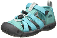 1 x RAW Customer Returns KEEN, Unisex Kids Seacamp 2 CNX Sandals, Baltic Caribbean Sea, 27 28 EU - RRP €70.0