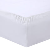 1 x RAW Customer Returns VISION - fitted sheet 200x200cm - white - 100 cotton - RRP €19.32