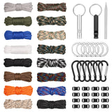 1 x RAW Customer Returns Dacitiery 16 Pieces 10 Feet Paracord Cord 550 Cord Ropes, Multi-Colors Parachute Cord Bracelet Bands Kit with Buckles Paracord Clasp for DIY - RRP €8.05