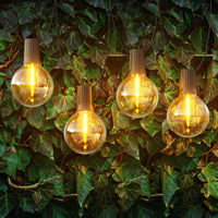 1 x RAW Customer Returns Ehaho outdoor fairy lights 32M outdoor fairy lights with IP65 waterproof 50 4 LED G40 fairy lights bulbs 2700k outdoor fairy lights with power for garden, courtyard, party, terrace - RRP €46.39