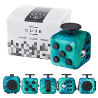 1 x RAW Customer Returns Yetech Green Anti-Stress Dice Toy, Anti-Estrees Dice with 6 Sides Function, for Children and Adults, Stress Relief for Nervousness - RRP €12.1