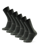 1 x RAW Customer Returns DANISH ENDURANCE Merino wool hiking socks for men, women and children, trekking socks, breathable, padded, anti-blister padding, merino functional socks, 3 pairs, green, EU 39-42 - RRP €30.16