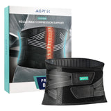 1 x RAW Customer Returns AGPTEK Lumbar Back Support Belt, Comfortable and Breathable Lumbar Support Belt for Men and Women, to Relieve the Pain of Herniated Disc, Sciatica, Scoliosis M 85-105cm  - RRP €35.99