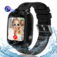 1 x RAW Customer Returns Kesasohe 4G Kids Smartwatch, Smartwatch Children with GPS and Phone HD Video Call SOS Family Chat IP68 Waterproof 7 Game Camera Alarm Clock Stopwatch Class Mode, Children s Watch for Boys Girls Student - RRP €59.99