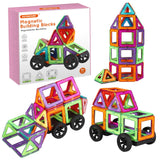 1 x RAW Customer Returns ECHOCUBE magnetic building blocks, 40 pieces building blocks magnetic tiles set, magnet toy gift for Christmas, birthday for children aged 3 and over - RRP €18.99