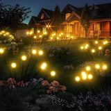 20 x Brand New Outdoor Solar Garden Lights, 2 Pack Solar Lights with 16 Balls, Waterproof Solar Light for Driveway Lawn Yard Patio Garden Ornaments Gifts Warm White - RRP €383.6