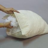 1 x RAW Customer Returns 10XTEN Siliconized Hollow Fiber Flakes for Filling Pillows, Cushions, Puffs - 1 Kilo  - RRP €23.99