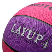 1 x RAW Customer Returns meteor children s basketball layup size 4 youth basketball ideal for children s hands 5-10 years ideal mini basketball for training soft outdoor with non-slip surface size 4, pink  - RRP €15.97