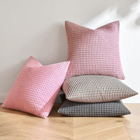 10 x Brand New MIULEE Set of 4 Cushion Covers Corduroy Decorative Pillow Case Pillowcase Decorative Couch Cushions Decorative Cover Sofa Cushion Cover for Living Room Bedroom Office 45 x 45 cm Purple Series - RRP €231.8