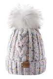 2 x Brand New REDESS Women s Winter Bobble Beanie Hat with Warm Fleece Lined, Thick Slouchy Snow Knit Skull Ski Cap - RRP €40.32