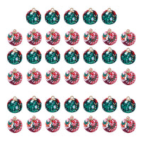 1 x Brand New Milisten 40pcs Christmas Plush Ball Pendant Charms Mini Christmas Balls for DIY Crafts Necklace Bracelet Earring Accessories Jewelry Making Christmas Decorations Random  - RRP €20.59