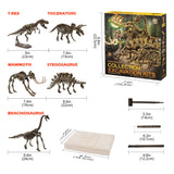 9 x RAW Customer Returns MUSCCCM Children s Dinosaurs Toy, Dinosaur Fossil Game Kit, Dinosaur Archaeological Play for Children s Christmas Gifts - RRP €117.63