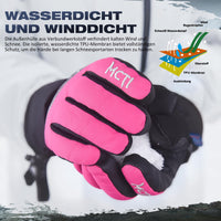 1 x Brand New Kineed Ski Gloves Women s Touchscreen Winter Gloves Waterproof Snowboard Gloves Winter Warm Snow Gloves Windproof 3M Thinsulate Pink M... - RRP €29.23