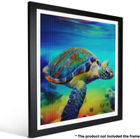 5 x Brand New Ginfonr Diamond Painting 5D Diamond Painting Turtles Animals By Number Kits Full Drill Paint With Diamonds Arts Wall Decor 30 30 CM - RRP €102.0