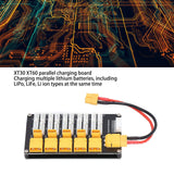 1 x RAW Customer Returns TICFOX Multi Parallel Charging Board Lipo Battery Charging Board Parallel XT30 XT60 Connector 2 6S Lithium Batteries for IMAX B6 Charger RC Charger - RRP €29.78