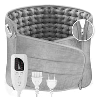 1 x RAW Customer Returns Heating pad, AOROY 126 31CM electric heating pad with automatic switch-off and overheating protection, heat pad 6 temperature levels 4 timing settings, for back neck shoulder feet machine washable - RRP €29.23