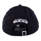 1 x RAW Customer Returns New Era Cap 9FORTY Baseball Cap Men s MLB NBA NFL Limited Edition Milwaukee Bucks Black  - RRP €28.15