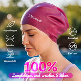 1 x RAW Customer Returns Limmys Swimming Cap for Adults - 100 Silicone Kids Swimming Caps for Men and Women - Premium Quality, Stretchy and Comfortable Swimming Caps - Available in Various Attractive Colors - RRP €14.99