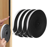 1 x Brand New 4 rolls 20m sealing tape, sealing tape self-adhesive, foam rubber self-adhesive 12 3mm, foam self-adhesive, rubber seal self-adhesive for window door seals anti-collision sound insulation - RRP €26.4