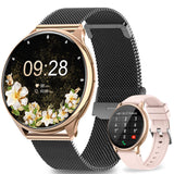 1 x RAW Customer Returns fitonyo Smartwatch women with telephone function, 1.32 HD touchscreen, always-on display, menstrual cycle SpO2 heart rate monitor sleep monitor SmartWatch women, 120 sports fitness tracker IP68 Android iOS - RRP €39.99