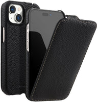 1 x RAW Customer Returns STILGUT UltraSlim compatible with iPhone 15 Plus case - case compatible with MagSafe made of leather, folding case, cell phone case, leather case - black - RRP €40.3