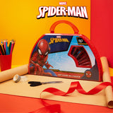 1 x RAW Customer Returns Spiderman painting set of 49 PCS Painting box for children in transport box for boys aged 3 and over consisting of watercolors, crayons, wax colors, pencils high quality painting case - RRP €15.14