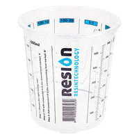 1 x RAW Customer Returns RESION 25 x paint mixing cups 650ml Paint, epoxy, polyester With clear mixing ratio on the measuring cup - RRP €19.29